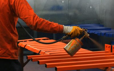 Chorreador y aplicación de Pintura en Estructuras Metálicas Mayores, curso formación MAVI
